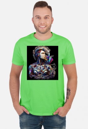 Męska koszulka AI Signature 67 (T1-KW2-W31-K4)