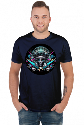 Męska koszulka AI Signature 134 (T1-KW2-W35-K15)