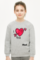 bluza dziecieca serce