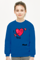 bluza dziecieca serce