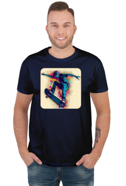 Męska koszulka Skateboarder 10 (T1-KW32-W73-K14)