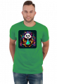 Męska koszulka Panda 3 (T1-KW28-W19-K15)