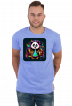 Męska koszulka Panda 3 (T1-KW28-W19-K15)