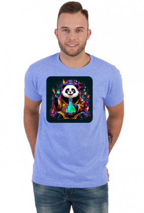 Męska koszulka Panda 3 (T1-KW28-W19-K15)