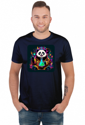 Męska koszulka Panda 3 (T1-KW28-W19-K15)