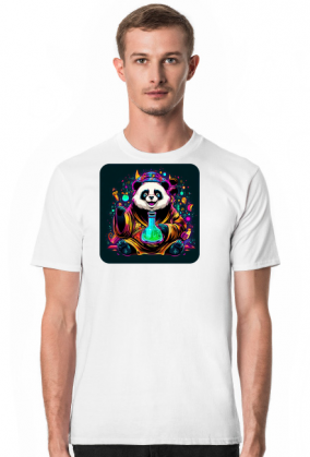 Męska koszulka Panda 3 (T1-KW28-W19-K15)