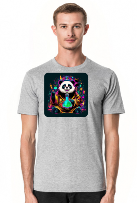 Męska koszulka Panda 3 (T1-KW28-W19-K15)