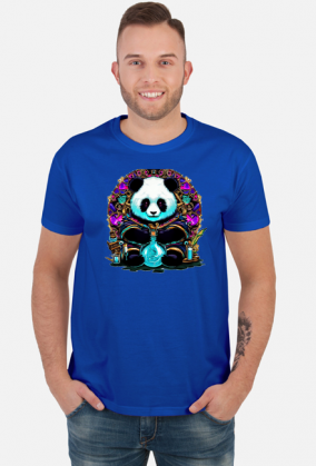 Męska koszulka Panda 6 (T1-KW28-W20-K7)