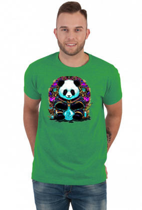 Męska koszulka Panda 6 (T1-KW28-W20-K7)