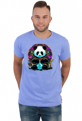 Męska koszulka Panda 6 (T1-KW28-W20-K7)