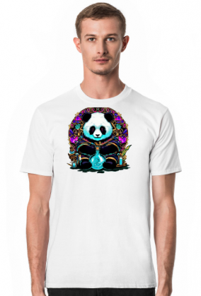 Męska koszulka Panda 6 (T1-KW28-W20-K7)