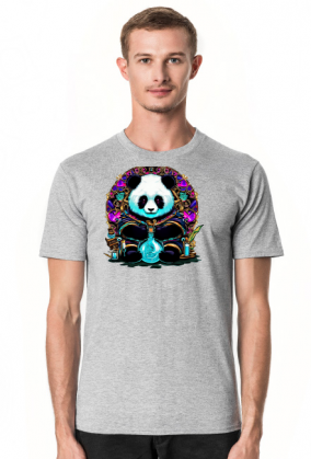 Męska koszulka Panda 6 (T1-KW28-W20-K7)