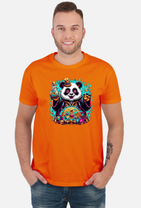 Męska koszulka Panda 1 (T1-KW28-W75-K5)