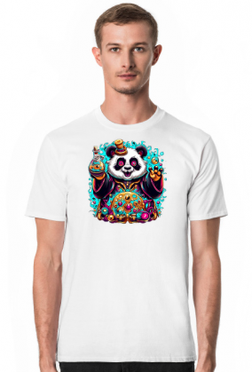 Męska koszulka Panda 1 (T1-KW28-W75-K5)