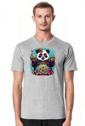 Męska koszulka Panda 1 (T1-KW28-W75-K5)
