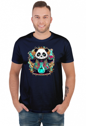 Męska koszulka Panda 2 (T1-KW28-W76-K14)