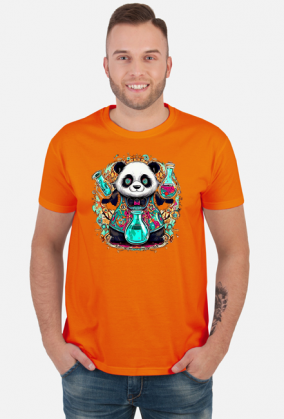 Męska koszulka Panda 2 (T1-KW28-W76-K14)