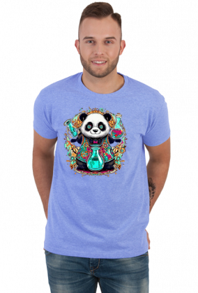 Męska koszulka Panda 2 (T1-KW28-W76-K14)