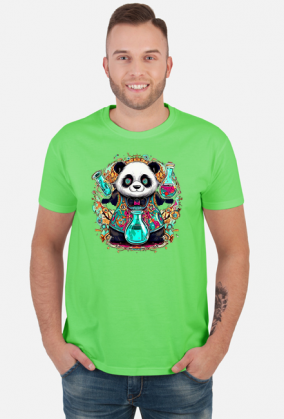 Męska koszulka Panda 2 (T1-KW28-W76-K14)
