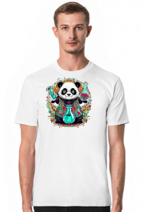 Męska koszulka Panda 2 (T1-KW28-W76-K14)