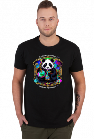 Męska koszulka Panda 4 (T1-KW28-W77-K2)