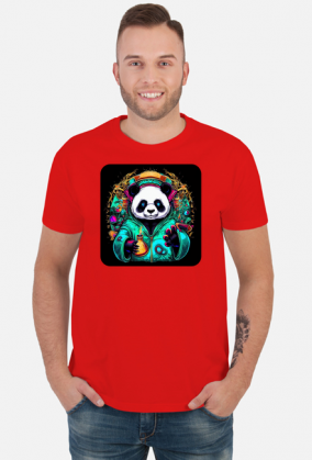 Męska koszulka Panda 5 (T1-KW28-W78-K15)