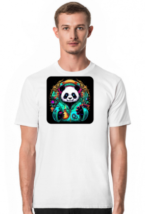 Męska koszulka Panda 5 (T1-KW28-W78-K15)