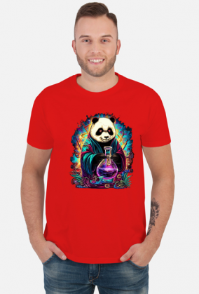 Męska koszulka Panda 7 (T1-KW28-W79-K2)