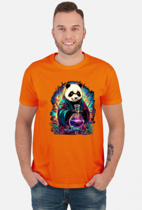 Męska koszulka Panda 7 (T1-KW28-W79-K2)