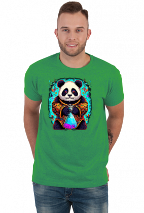 Męska koszulka Panda 8 (T1-KW28-W80-K15)