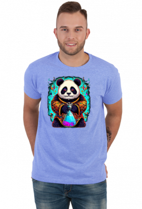 Męska koszulka Panda 8 (T1-KW28-W80-K15)