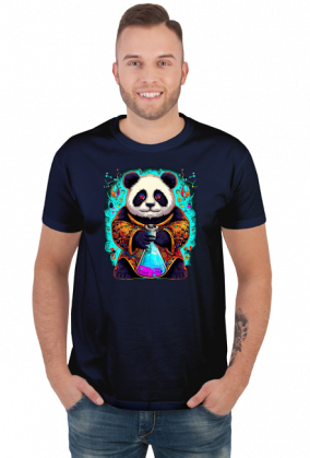 Męska koszulka Panda 8 (T1-KW28-W80-K15)