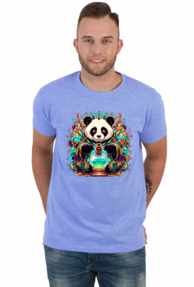 Męska koszulka Panda 9 (T1-KW28-W81-K2)
