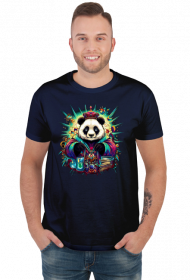 Męska koszulka Panda 12 (T1-KW28-W83-K14)