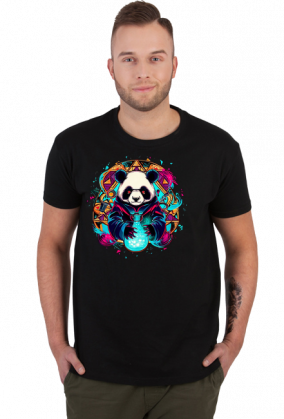Męska koszulka Panda 13 (T1-KW28-W84-K14)