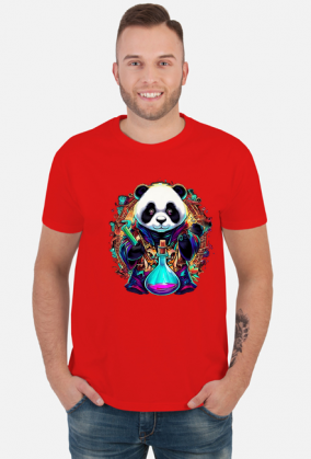Męska koszulka Panda 14 (T1-KW28-W85-K1)