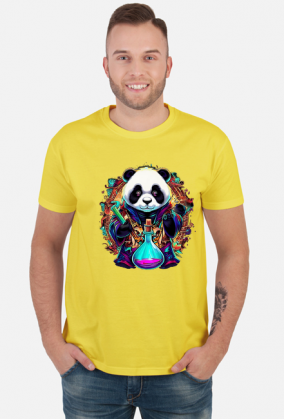 Męska koszulka Panda 14 (T1-KW28-W85-K1)