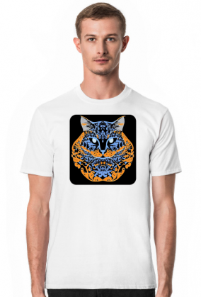 Męska koszulka Cat Arabic Style 5 (T1-KW11-W93-K2)