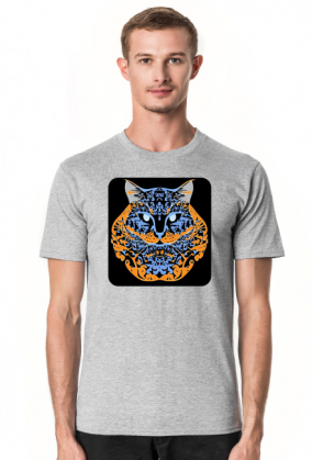 Męska koszulka Cat Arabic Style 5 (T1-KW11-W93-K2)