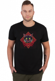 Męska koszulka Cat Arabic Style 7 (T1-KW11-W95-K2)