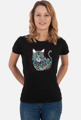 Damska koszulka Cat Arabic Style 10 (T2-KW11-W98-K6)