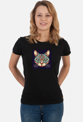 Damska koszulka Cat Marocco Style 1 (T2-KW11-W99-K2)