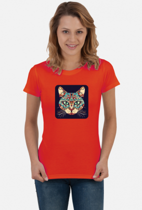 Damska koszulka Cat Marocco Style 1 (T2-KW11-W99-K2)