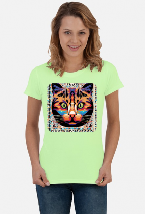 Damska koszulka Cat Marocco Style 3 (T2-KW11-W101-K9)