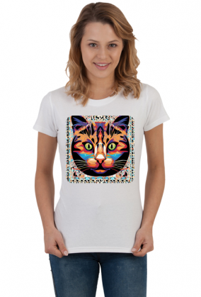 Damska koszulka Cat Marocco Style 3 (T2-KW11-W101-K9)