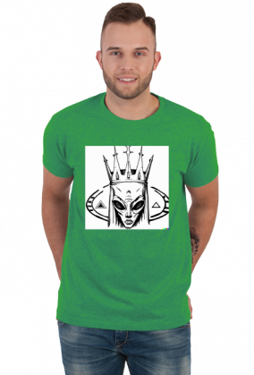 Kosmita w koronie ołówek