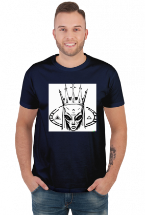 Kosmita w koronie ołówek