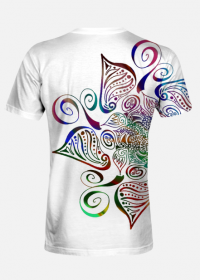 T shirt Mandala Swirl 001