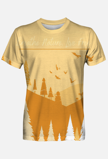 Forest Harmony Fullprint Men's T-Shirt