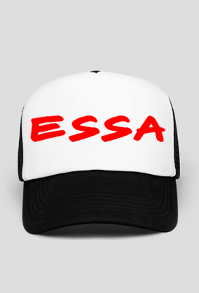 CZAPKA ESSA RED TEXT